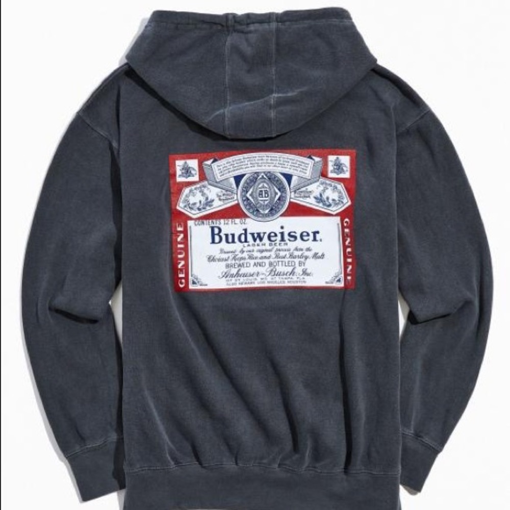 Budweiser Classic Logo Hoodie Sweatshirt